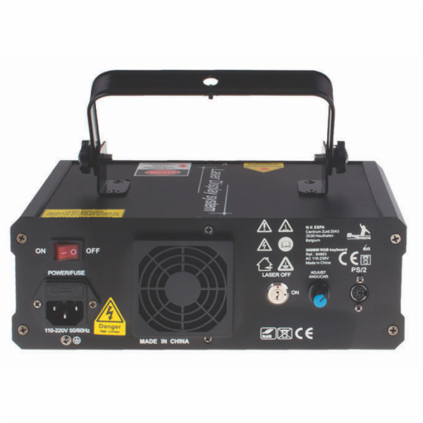 KEYBOARD LASER 500MW RGB