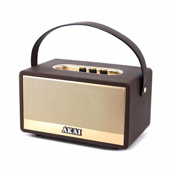 Reproduktor AKAI, M7 STORM, retro, bluetooth, FM, TWS, 70...