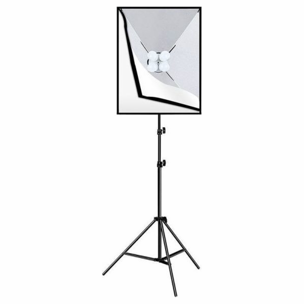 Studiová sada Puluz softbox 50x70cm, stativ, LED žárovka ...