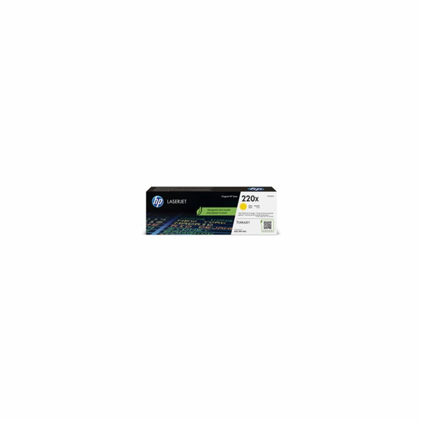 HP 220X Yellow Original LaserJet Toner Cartridge (5,500 p...