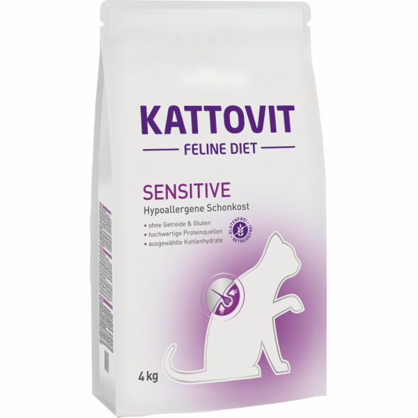Kattovit Sensitive 4kg suché krmivo pro kočky Adult