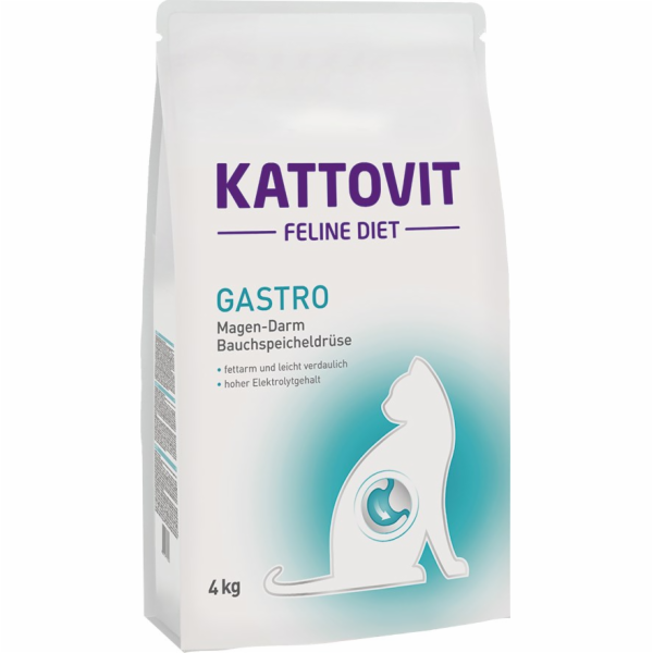 Kattovit Gastro 4kg suché krmivo pro kočky Adult Zeleninová