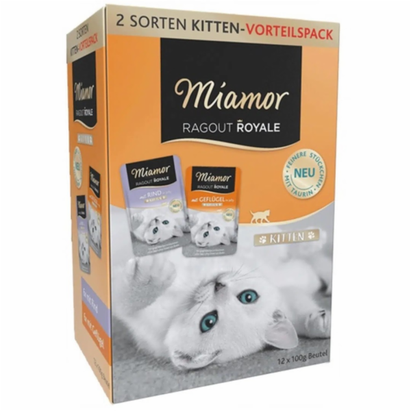 MIAMOR Ragout Royale Kitten Mix in jelly - mokré krmivo p...