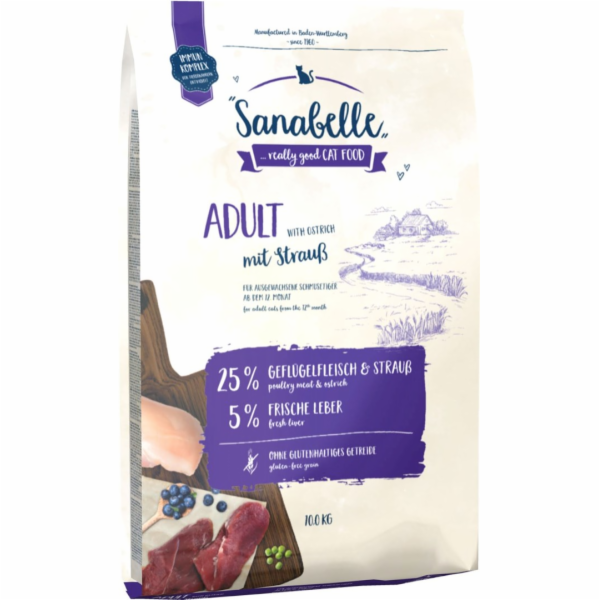 BOSCH Sanabelle Adult Ostrich - suché krmivo pro kočky - ...