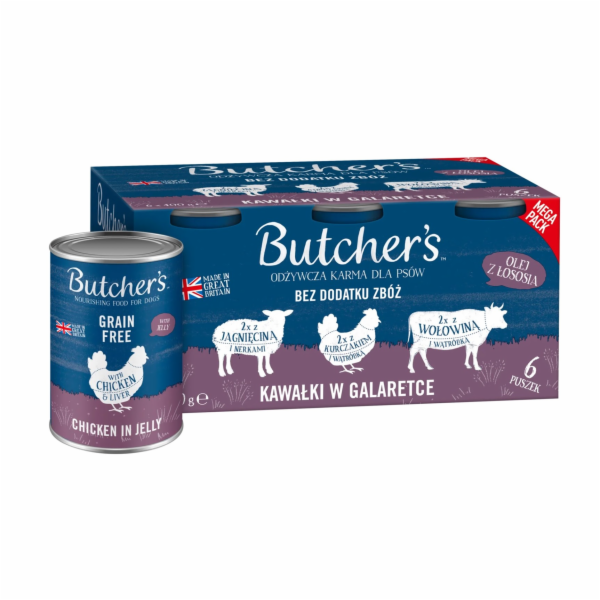 BUTCHER S Original Mega pack mix pieces in jelly - mokré ...