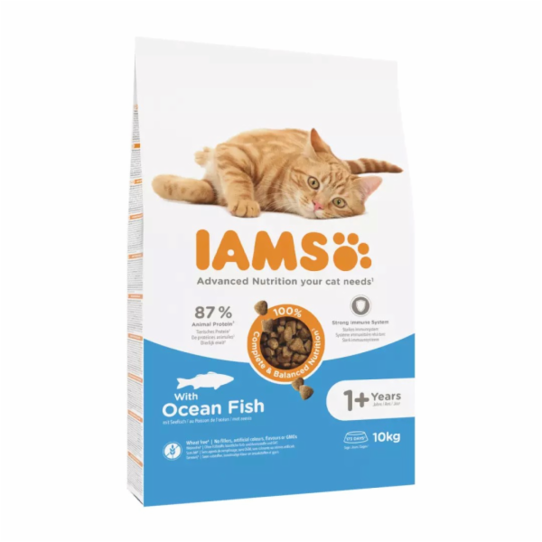 IAMS Advanced Nutrition Cat Adult Ocean Fish - suché krmi...