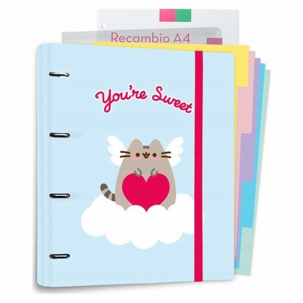 Pusheen pořadač - pořadač A4 z kolekce Purrfect Love se s...