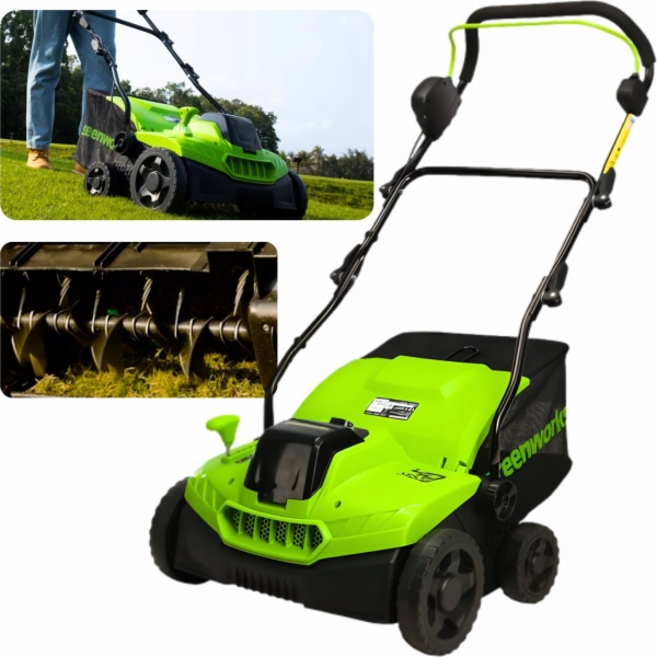 Greenworks GD40SC38II Provzdušňovač / vertikutátor