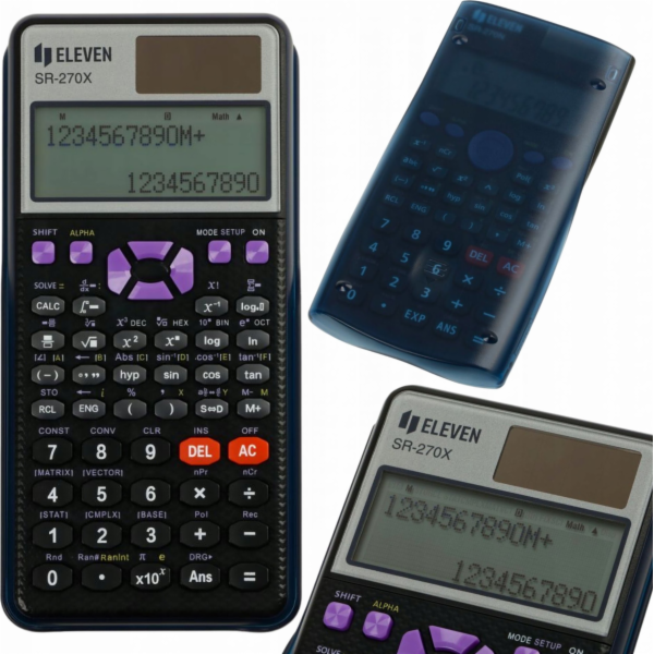 Eleven Calculator Vědecká kalkulačka Eleven SR270XE