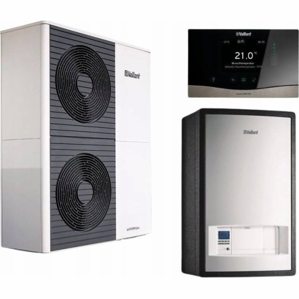 Balení Vaillant: tepelné čerpadlo VWL 105/6A + nástěnný m...
