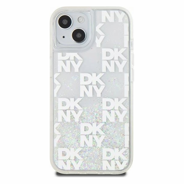 DKNY  Liquid Glitter Multilogo - Pouzdro iPhone 15 / 14 /...