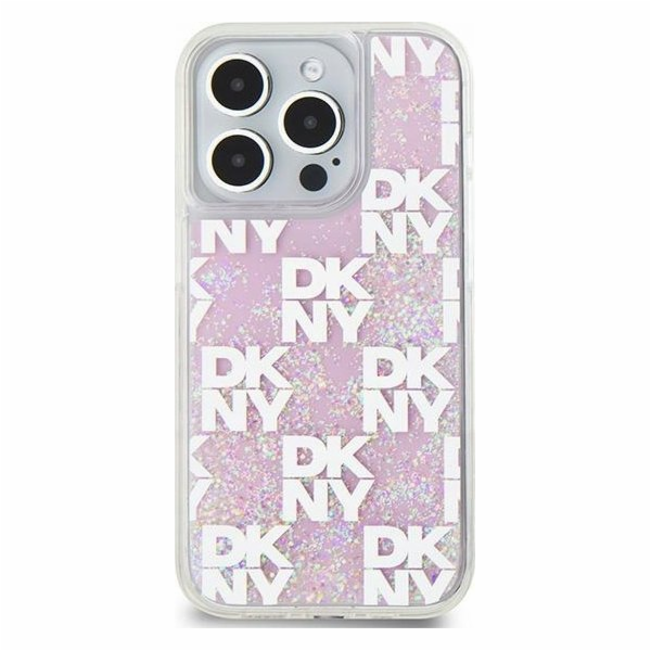 DKNY  Liquid Glitter Multilogo – pouzdro na iPhone 15 Pro...