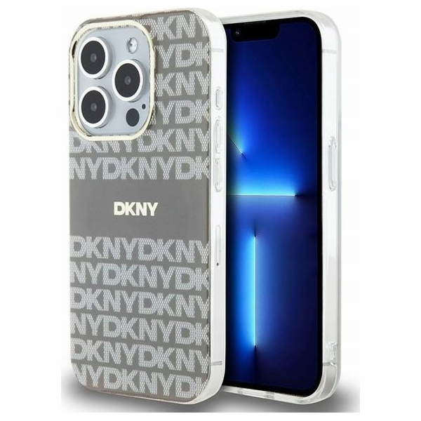 DKNY  DKHMP15LHRHSEE iPhone 15 Pro 6.1 béžový/béžový pevn...