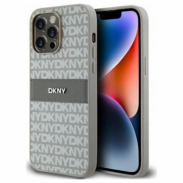 DKNY  DKHCP14LPRTHSLE iPhone 14 Pro 6.1 béžové/béžové pev...