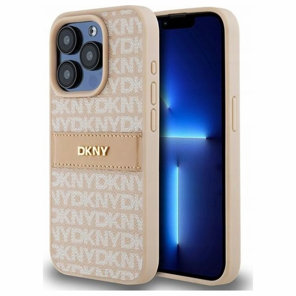 DKNY  DKHCP15LPRTHSLP iPhone 15 Pro 6.1 růžové/růžové pev...