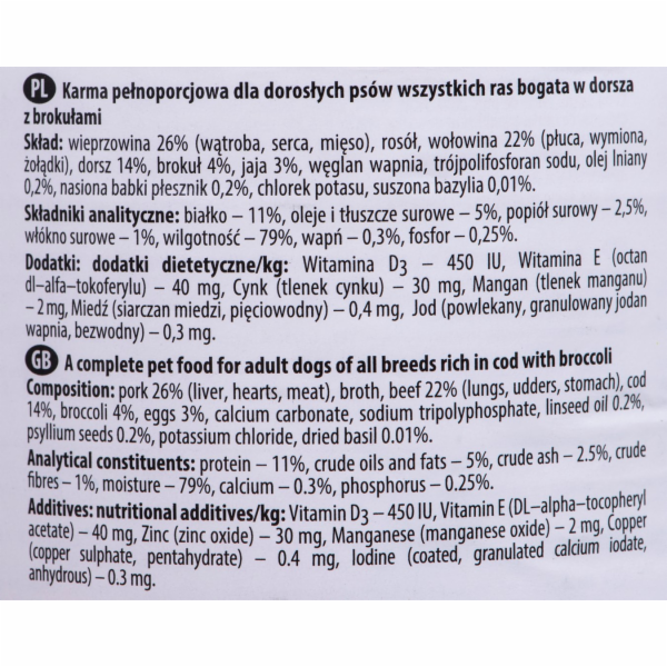 Dolina Noteci Premium treska bohatá na brokolici - vlhké ...