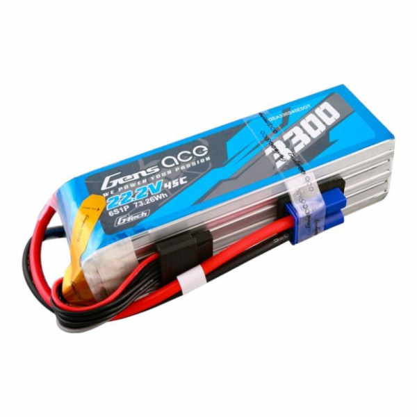 Gens ace G-Tech 3300mAh 22,2V 45C 6S1P Lipo Battery Pack ...