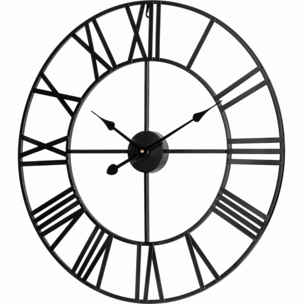 Teesa hliníkové velké nástěnné hodiny 60 cm