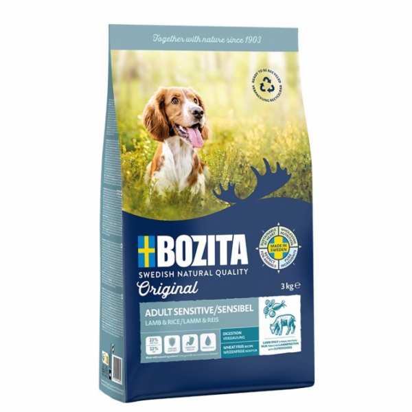 BOZITA Original Sensitive Digestion Lamb and rice - suché...