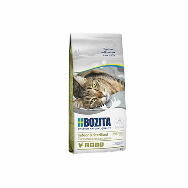 Bozita - Indoor & Sterilised Chicken  - suché krmivo pro ...