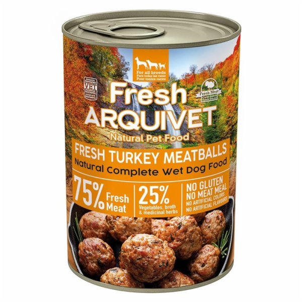 ARQUIVET Fresh Turkey Meatballs - mokré krmivo pro psy - ...
