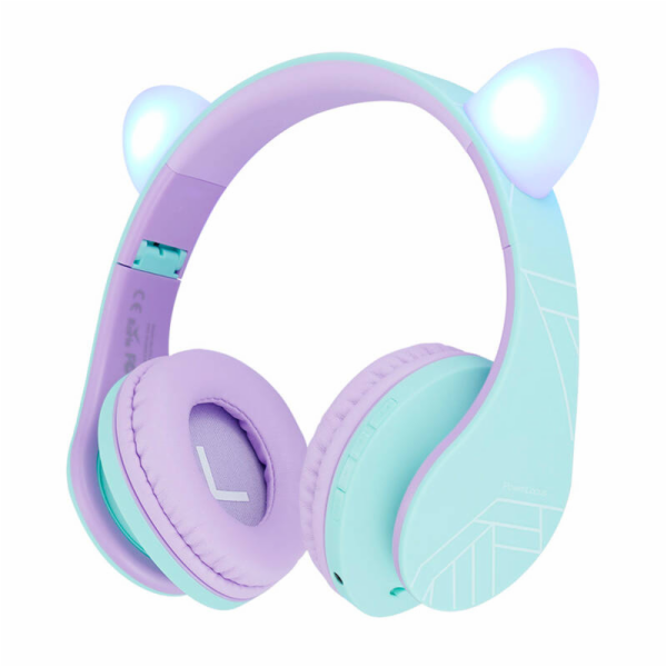 Bezdrátová sluchátka PowerLocus P2 Cats Ears pro děti (mo...