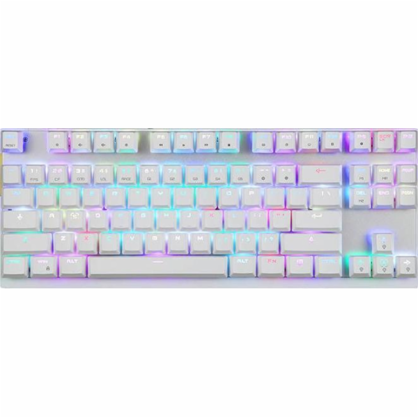 Mechanická herní klávesnice Motospeed K82 RGB (bílá)