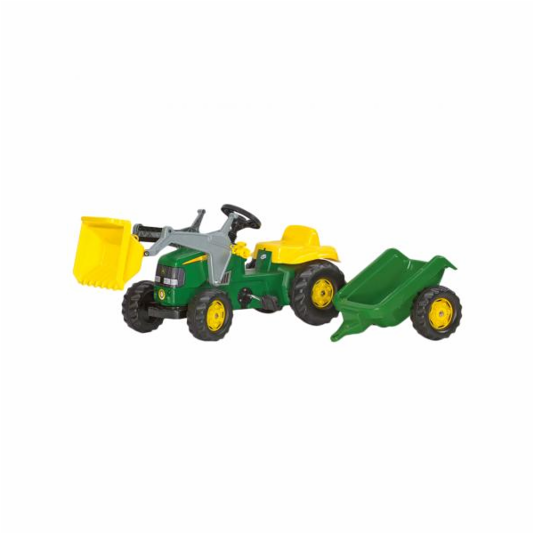 Traktor Rollytoys John Deere s přívěsem 023110