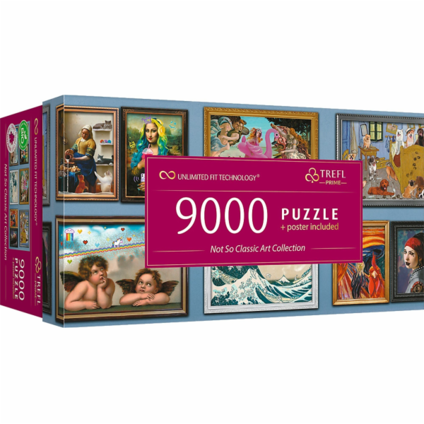 Trefl Puzzle 9000 dílků UFT Ne tak klasická sbírka umění