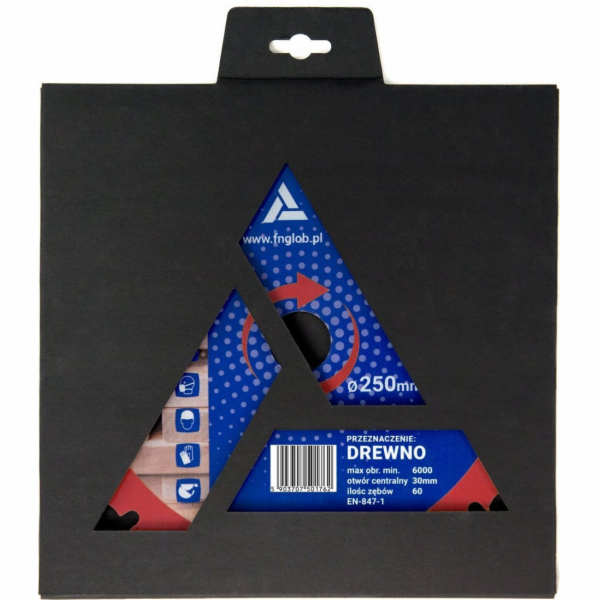 Pilka Glob Widia GLOB TOOLS TCT pro řezání dřeva 250mm/30...