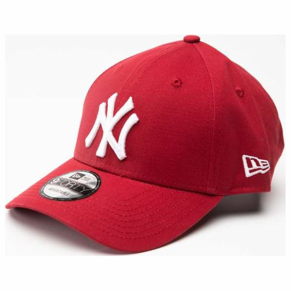 New Era LEAGUE ESSENTIALS 012 BURGUNDY - - unisex - červená