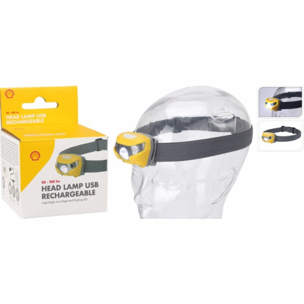 SHELL Čelovka nabíjecí USB 100 lm KO-C22300340