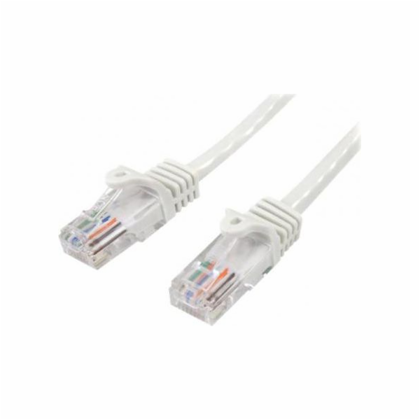 StarTech RJ-45/RJ-45, kat. 5e, U/UTP, 10m, bílá (45PAT10MWH)
