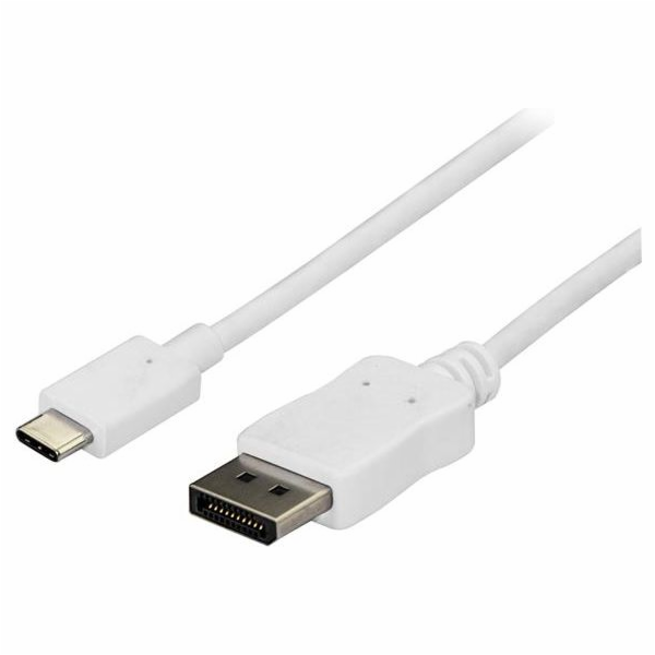 StarTech USB-C – DisplayPort USB kabel 1,8 m bílý (CDP2DP...