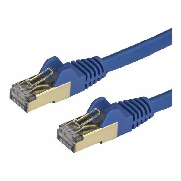 Patchcord StarTech CAT6A, STP, 2m, modrý (6ASPAT2MBL)