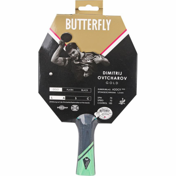 Butterfly P-pongová raketa Butterfly Ovtcharov Gold S852214