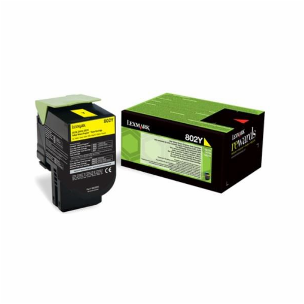Originální toner Lexmark 80C20Y0 žlutý (80C20Y0)