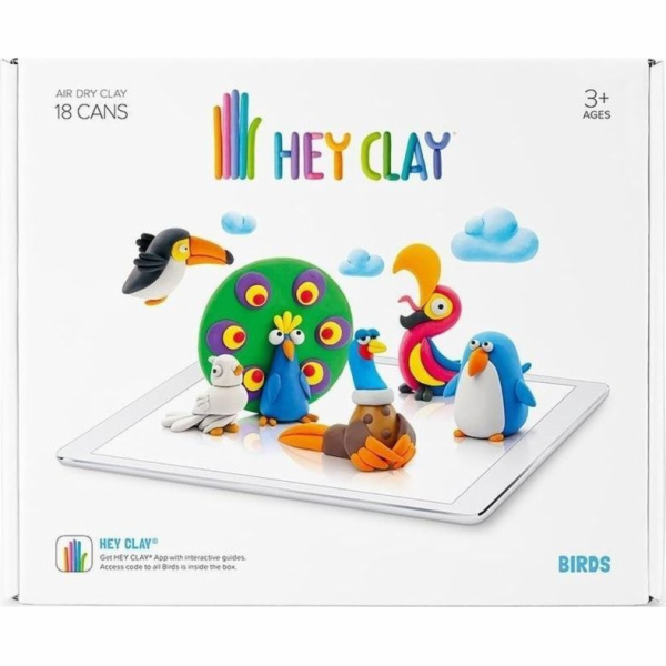Tm Toys Hey Clay - Plastová hlína Birds HCLSE003
