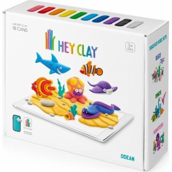 Tm Toys Hey Clay - plastová hlína Ocean HCL18003