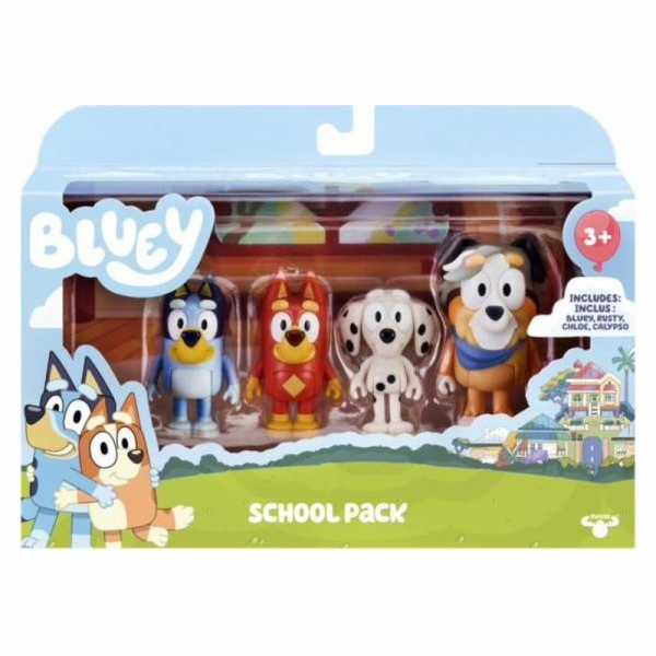Tm Toys Bluey Blue akční figurka - školní sada figurka pr...