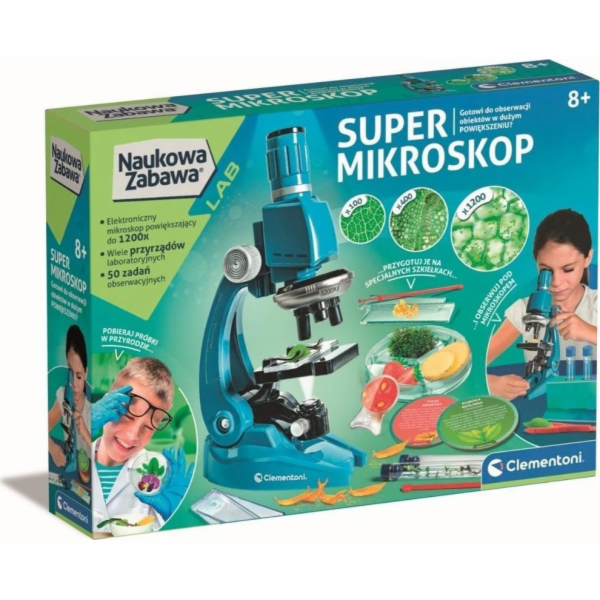 Clementoni Clementoni Vědecká zábava. Super mikroskop 50755