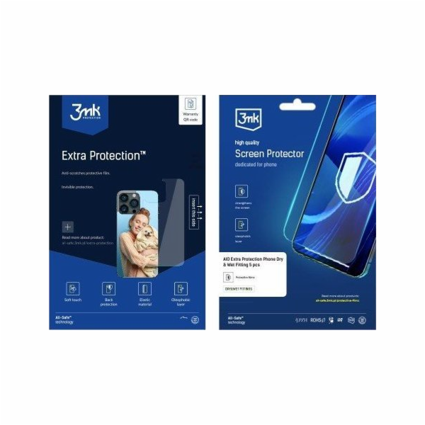 3MK All-In-One Extra ochrana telefonu laminát 5 ks.