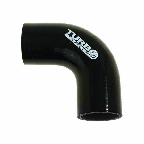 TurboWorks Koleno 90 stupňů TurboWorks Black 102 mm
