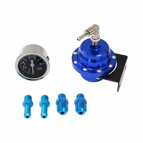 Regulátor tlaku paliva TurboWorks TurboWorks AN6 + BLUE č...