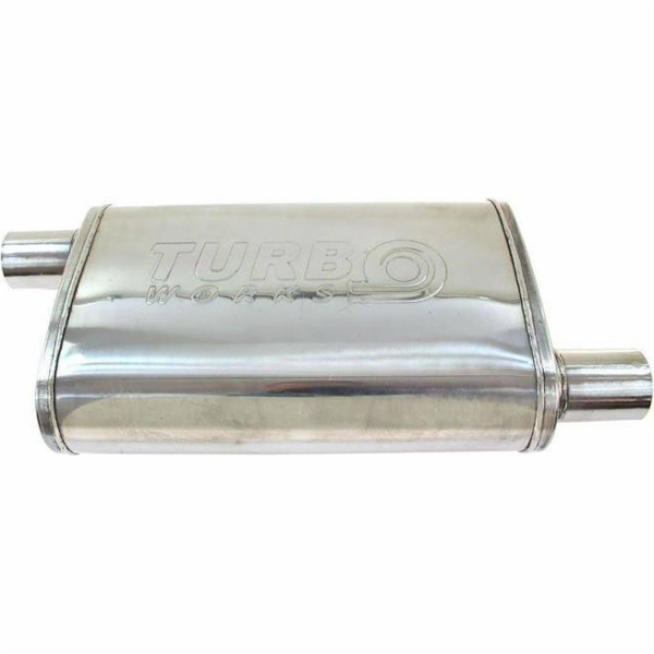 Středový tlumič výfuku TurboWorks 57 mm TurboWorks LT 409SS