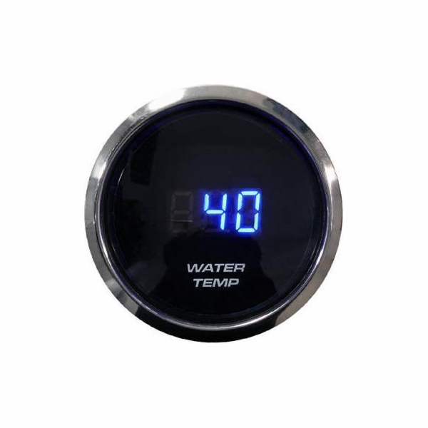 Auto GAUGE Clock AUTO MĚŘIDLO 52mm STP3 Teplota vody