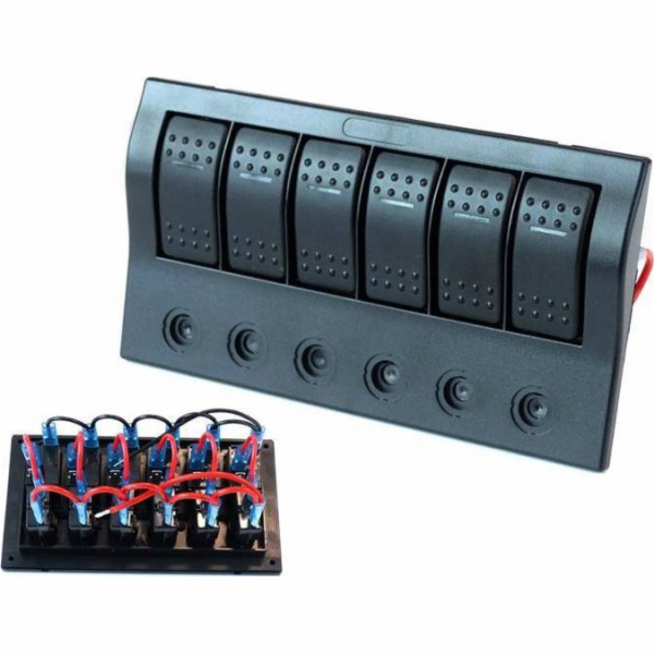 TurboWorks_F Spínače 12/24V IP68 (ON)-OFFx1, ON-OFFx5, 3B...