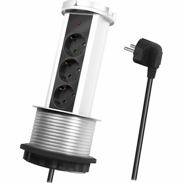 LogiLink Výsuvný stolní pás 3 zásuvky 1,8 M Logilink PL S...