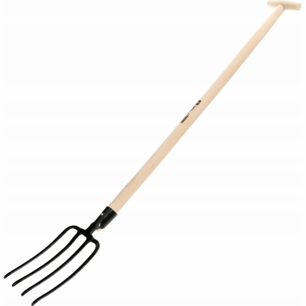 NEJLEPŠÍ ZAHRADNÍ RYPACÍ VIDLICE DŘEVĚNÁ RUKOJEŤ "T" L-10...