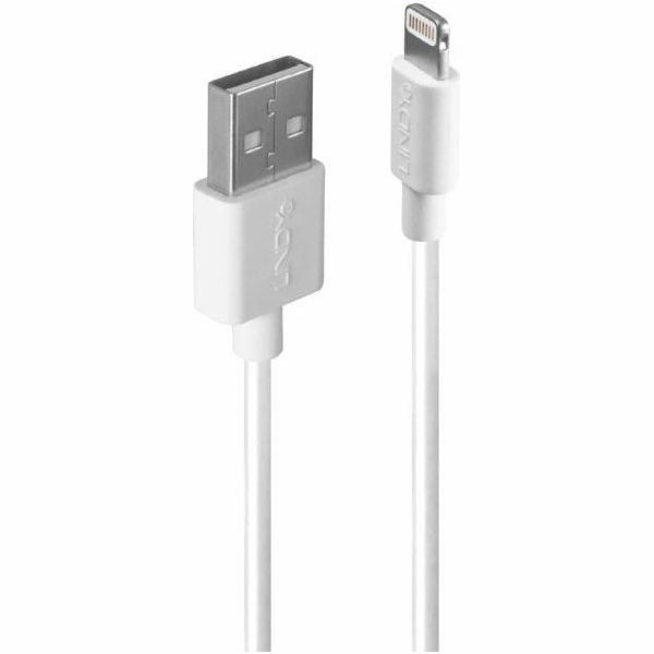 Lindy USB-A USB kabel – 3 m bílý (31328)